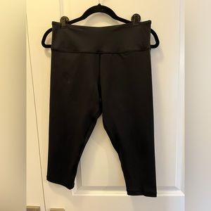 Zyia Leggings Womens Black Light N Tight High Rise Crop Active no pockets